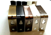 2 Metal Curtain Pole Rod Holder Brackets Hooks 19mm