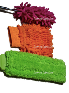 Pack of 3 Microfibre Dusters, Glove, Radiator Brush, Telescopic Extendable Clean