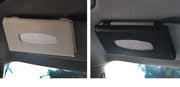 Car Sun Visor Leather Tissue Holder Vehicle Hanging PU Auto Interior Fashion UK.
