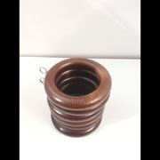 Pack of 12 Wooden Curtain Rings 38mm  with eyelets