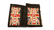 Union Jack London Tri-Fold Wallet with Chain Clip Mens Boys Gift Souvenir Purse