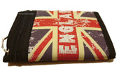 Union Jack London Tri-Fold Wallet with Chain Clip Mens Boys Gift Souvenir Purse