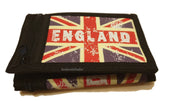 Union Jack London Tri-Fold Wallet with Chain Clip Mens Boys Gift Souvenir Purse