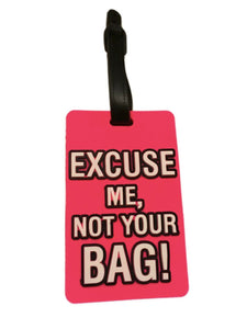 Luggage Tag Address ID Name Tag Silicone Suitcase Personalised Identifier Label