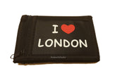 Union Jack London Tri-Fold Wallet with Chain Clip Mens Boys Gift Souvenir Purse