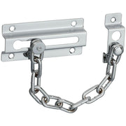 Heavy Duty Steel DOOR CHAIN RESTRICTOR Lock Latch Slide Catch Security Safety  With Screw