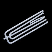 Metal Deep Pinch Pleat Prong Galvanised Short Neck Curtain Clip Hooks Pack of 20