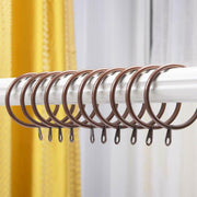 30MM Metal Curtain Rings Hanging Hooks for Curtains Rods Pole Voile Heavy duty