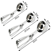 6cm/5cm/4cm Ice Cream Mash Potato DoughFood Spoon Scoop Kitchen Stainless Steel