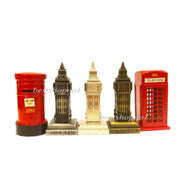 Die-Cast Metal London Souvenir Post Box,Phone Booth,Big Ben Pencil Sharpener UK