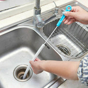 71cm Clean Brush Flexible Kitchen Tool Sink Overflow Drain Unblocked Cleaner UK