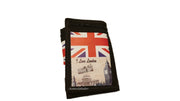 Union Jack London Tri-Fold Wallet with Chain Clip Mens Boys Gift Souvenir Purse