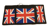 Union Jack London Tri-Fold Wallet with Chain Clip Mens Boys Gift Souvenir Purse