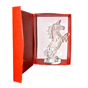 Decorative Crystal Ornament Horse Unicorn Glass Statue Figurine Home Décor Gift with Box