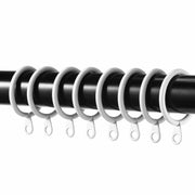 30MM Metal Curtain Rings Hanging Hooks for Curtains Rods Pole Voile Heavy duty